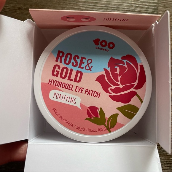 Rose & Gold Hydrogel Eye Patch - Picture 4 of 4